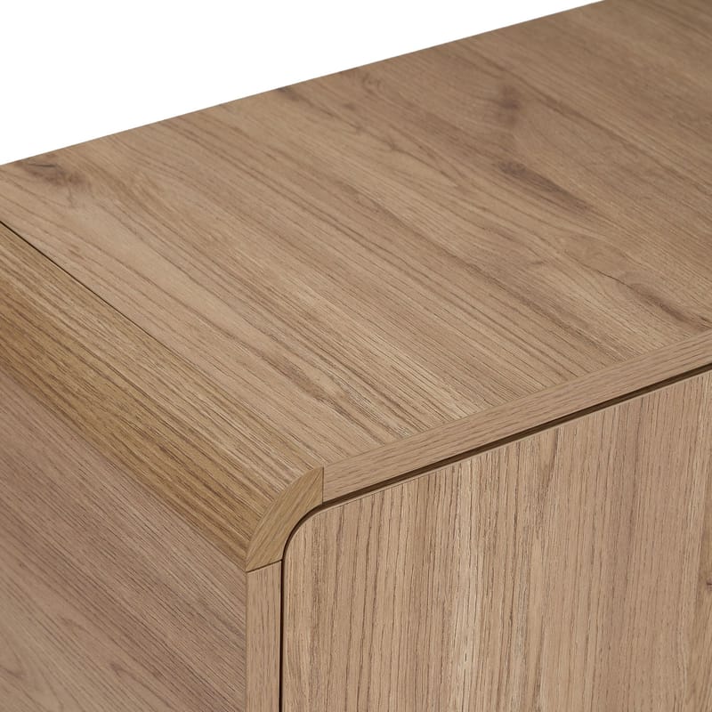 Zavio TV-bänk 180x52x34 cm - Ek - Möbler - TV- & Mediamöbler - TV bänk & mediabänk