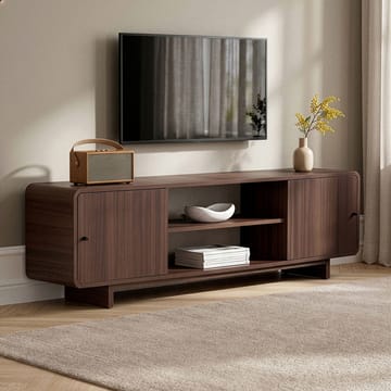 Zavio TV-bänk 180x52x34 cm - Valnöt - Möbler - TV- & Mediamöbler - TV bänk & mediabänk