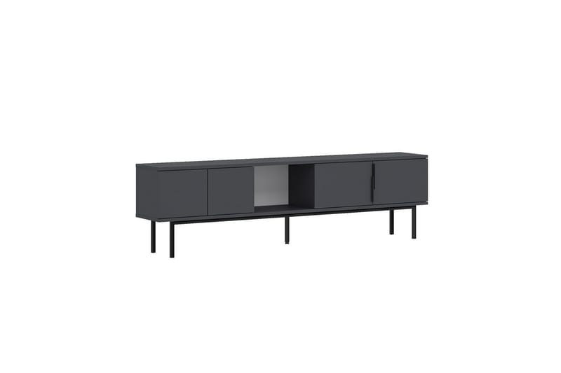 Zeiran Tv-bänk 180 cm - Antracit - Möbler - TV- & Mediamöbler - TV bänk & mediabänk