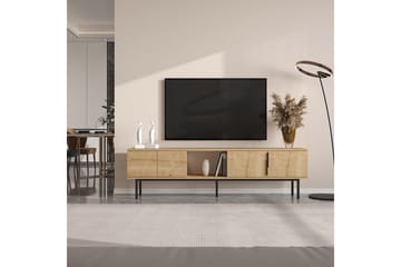 Zeiran Tv-bänk 180 cm - Mediumfärgat trä - Möbler - TV- & Mediamöbler - TV bänk & mediabänk