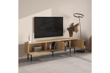 Zeiran Tv-bänk 180 cm - Mediumfärgat trä - Möbler - TV- & Mediamöbler - TV bänk & mediabänk