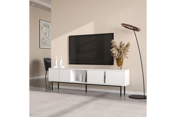 Zeiran Tv-bänk 180 cm - Vit - Möbler - TV- & Mediamöbler - TV bänk & mediabänk