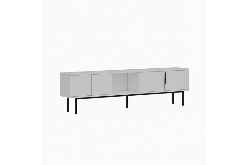 Zeiran Tv-bänk 180 cm - Vit - Möbler - TV- & Mediamöbler - TV bänk & mediabänk