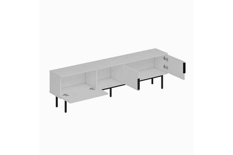 Zeiran Tv-bänk 180 cm - Vit - Möbler - TV- & Mediamöbler - TV bänk & mediabänk