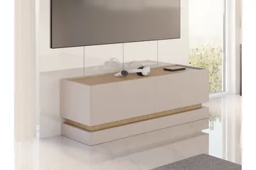 Zelric Tv-bänk 150 cm - Beige - Möbler - TV- & Mediamöbler - TV bänk & mediabänk