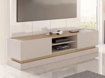 Zelric Tv-bänk 200 cm - Beige - Möbler - TV- & Mediamöbler - TV bänk & mediabänk