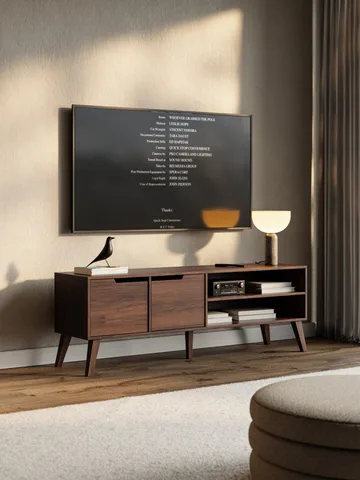 Zelto Tv-Bänk 160 cm - Warmia valnöt - Möbler - TV- & Mediamöbler - TV bänk & mediabänk