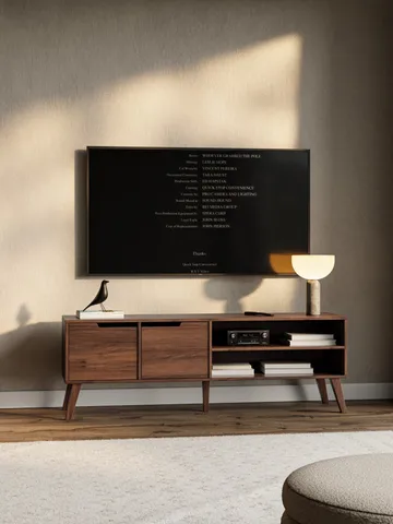 Zelto Tv-Bänk 160 cm - Warmia valnöt - Möbler - TV- & Mediamöbler - TV bänk & mediabänk