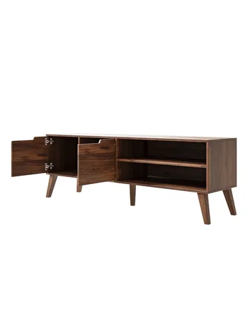 Zelto Tv-Bänk 160 cm - Warmia valnöt - Möbler - TV- & Mediamöbler - TV bänk & mediabänk