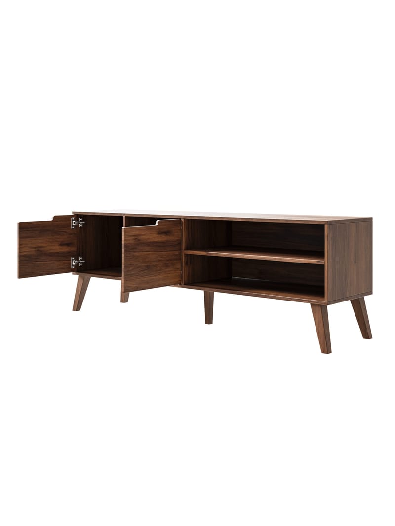 Zelto Tv-Bänk 160 cm - Warmia valnöt - Möbler - TV- & Mediamöbler - TV bänk & mediabänk