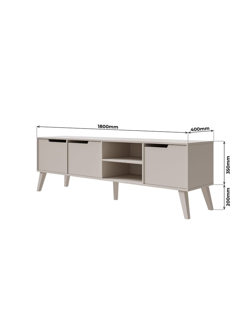 Zelto Tv-Bänk 180 cm - Kashmir - Möbler - TV- & Mediamöbler - TV bänk & mediabänk