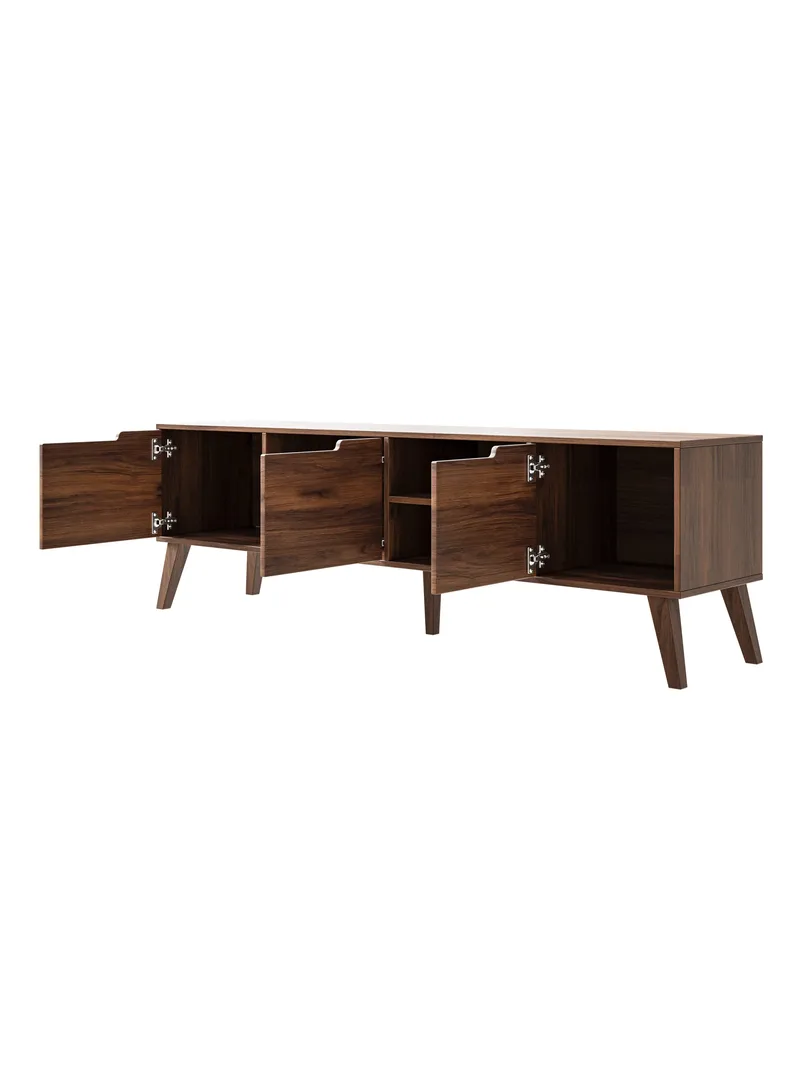 Zelto Tv-Bänk 180 cm - Warmia valnöt - Möbler - TV- & Mediamöbler - TV bänk & mediabänk