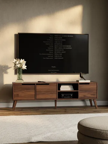 Zelto Tv-Bänk 180 cm - Warmia valnöt - Möbler - TV- & Mediamöbler - TV bänk & mediabänk