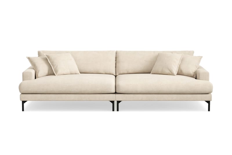 Menard Premium 5-sits Djup Soffa i Chenille, Beige