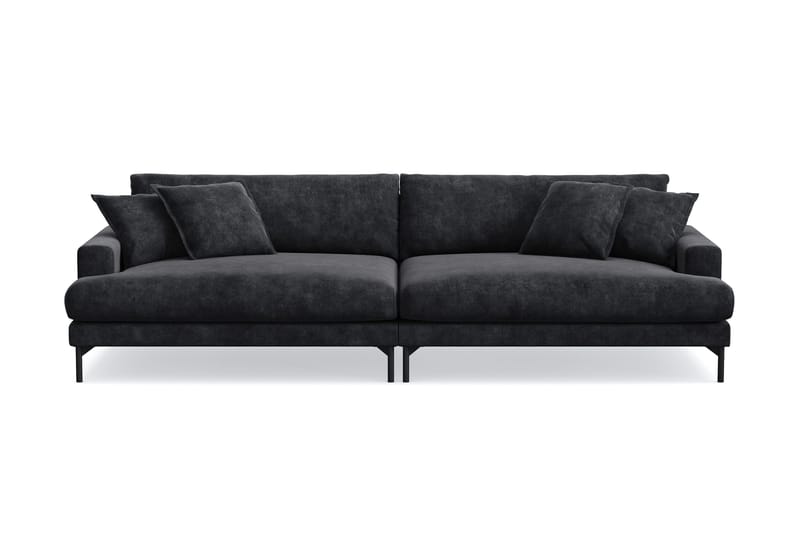 Menard Premium 5-sits Djup Soffa i Chenille, Svartt