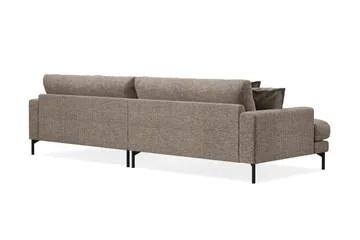 Menard Premium 5-sits Djup Soffa i Chenille - Brun - Möbler - Soffa