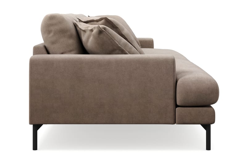 Menard Premium 5-sits Djup Soffa i Tyg - Brun - Möbler - Soffa
