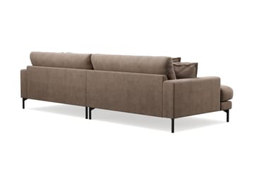Menard Premium 5-sits Djup Soffa i Tyg - Brun - Möbler - Soffa