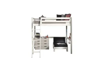 4-dörrars byrå och bäddsoffa Pino Mezzanine 140 x 200 cm - 140 x 200 cm - Möbler - Barnmöbler - Barnmöbelset