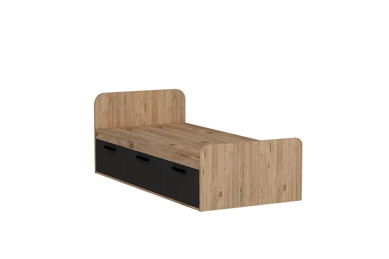 Akser Sängram 91x194 cm, Brun