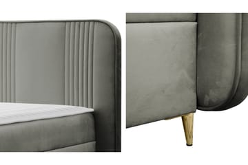 Alani Sängpaket Kontinentalsäng 140x200 cm - Grå - Möbler - Säng - Kontinentalsäng