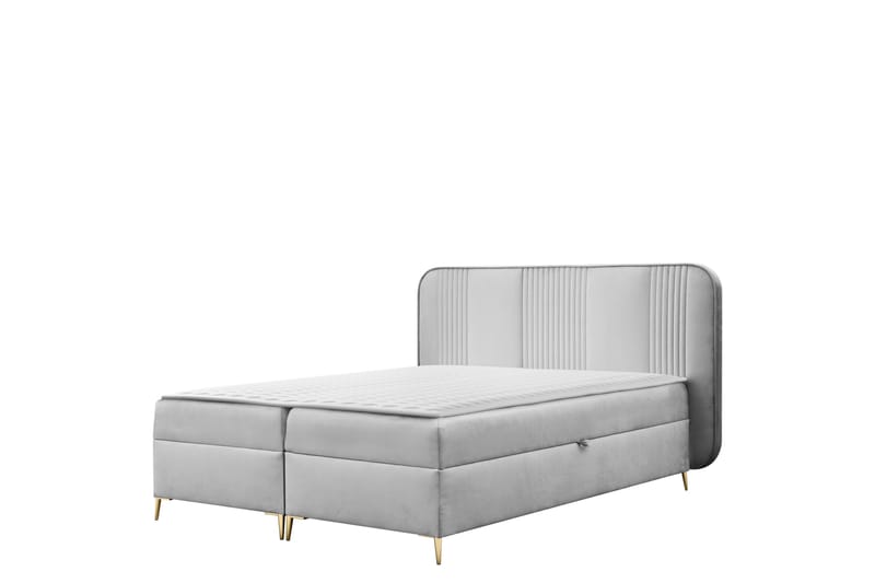 Alani Sängpaket Kontinentalsäng 140x200 cm - Grå - Möbler - Säng - Kontinentalsäng
