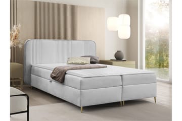 Alani Sängpaket Kontinentalsäng 140x200 cm - Grå - Möbler - Säng - Kontinentalsäng