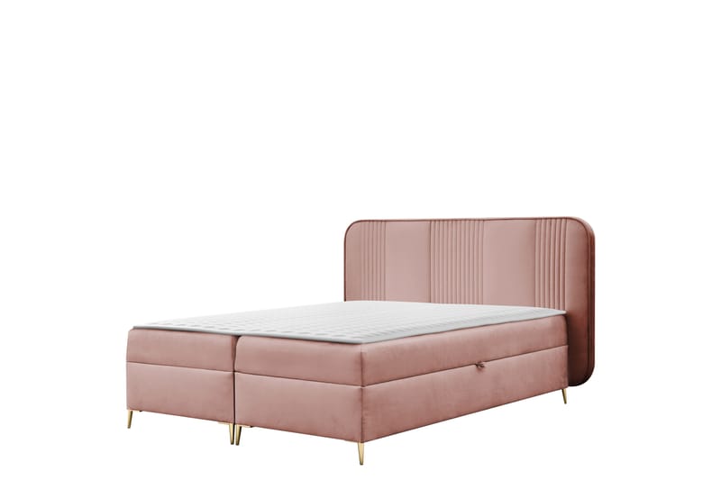 Alani Sängpaket Kontinentalsäng 140x200 cm - Rosa - Möbler - Säng - Kontinentalsäng