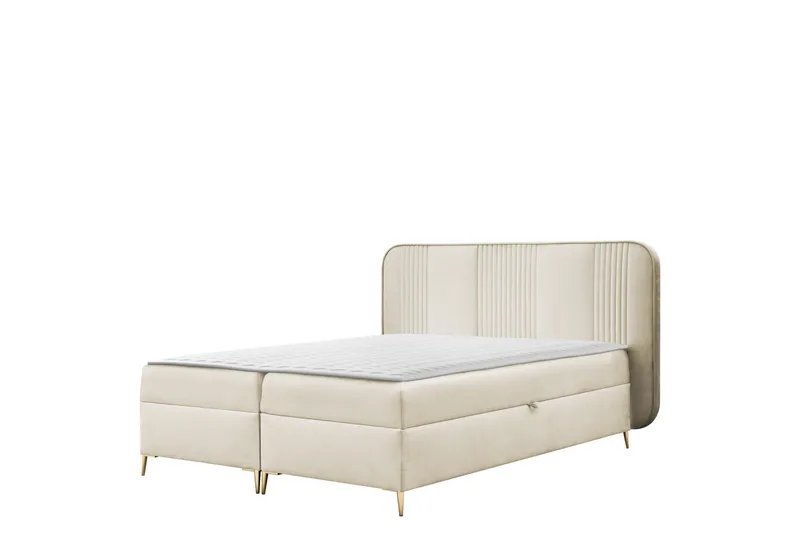 Alani Sängpaket Kontinentalsäng 160x200 cm - Beige - Möbler - Säng - Kontinentalsäng