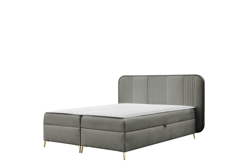 Alani Sängpaket Kontinentalsäng 160x200 cm, Grå