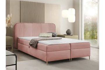 Alani Sängpaket Kontinentalsäng 160x200 cm - Rosa - Möbler - Säng - Kontinentalsäng