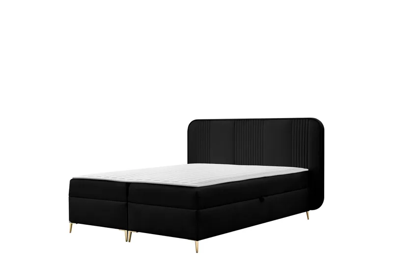 Alani Sängpaket Kontinentalsäng 160x200 cm - Svart - Möbler - Säng - Kontinentalsäng