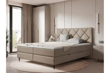 Alasia Sängpaket Kontinentalsäng 140x200 cm - Brun - Möbler - Säng - Kontinentalsäng