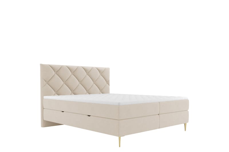 Alasia Sängpaket Kontinentalsäng 160x200 cm - Beige - Möbler - Säng - Kontinentalsäng
