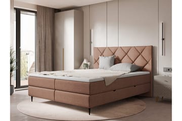 Alasia Sängpaket Kontinentalsäng 160x200 cm - Brun - Möbler - Säng - Kontinentalsäng