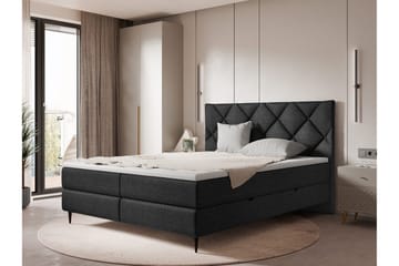 Alasia Sängpaket Kontinentalsäng 160x200 cm - Svart - Möbler - Säng - Kontinentalsäng