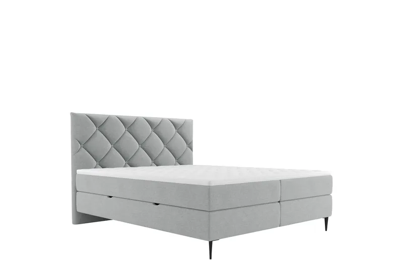 Alasia Sängpaket Kontinentalsäng 180x200 cm, Grå