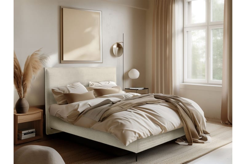 Alaudin Sängram 140x200 cm - Beige - Möbler - Säng - Sängram & sängstomme