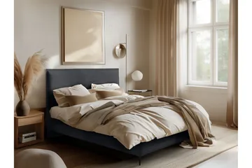 Alaudin Sängram 180x200 cm - Grå - Möbler - Säng - Sängram & sängstomme