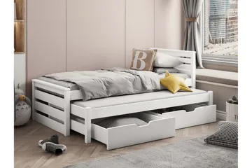 Alderamin Sängram 80x180 cm - Vit - Möbler - Säng - Sängram & sängstomme