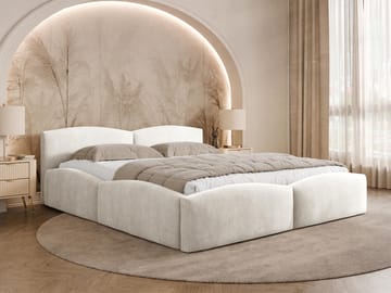 Aldrosen Sängram med förvaring 160x200 cm - beige - Möbler - Säng - Säng med förvaring