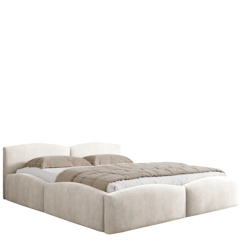 Aldrosen Sängram med förvaring 160x200 cm - beige - Möbler - Säng - Säng med förvaring
