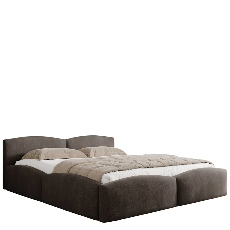 Aldrosen Sängram med förvaring 160x200 cm, brun