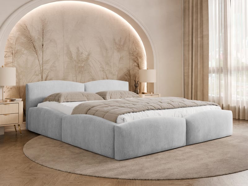 Aldrosen Sängram med förvaring 160x200 cm - grå - Möbler - Säng - Säng med förvaring