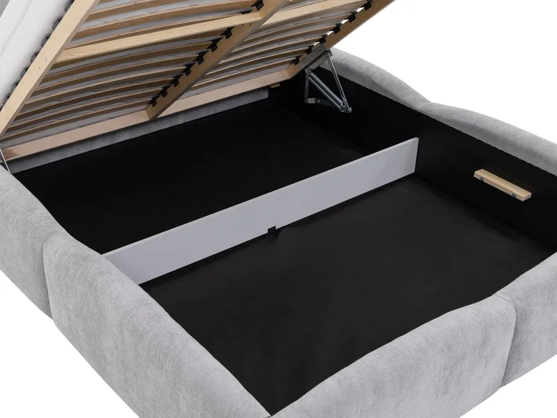 Aldrosen Sängram med förvaring 160x200 cm - grå - Möbler - Säng - Säng med förvaring