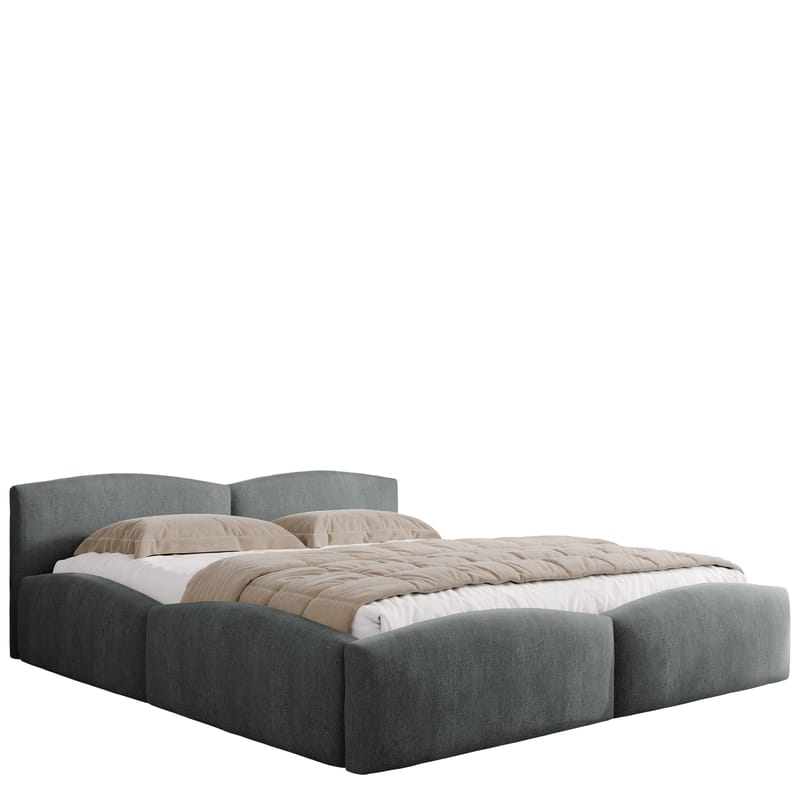 Aldrosen Sängram med förvaring 180x200 cm, grå