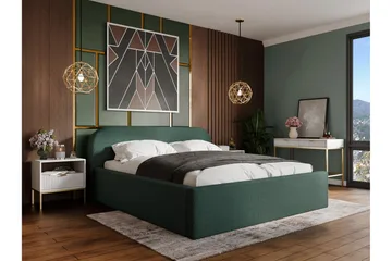 Alfiya Sängram 180x200 cm - Grön - Möbler - Säng - Sängram & sängstomme