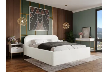 Alfiya Sängram 180x200 cm - Vit - Möbler - Säng - Sängram & sängstomme