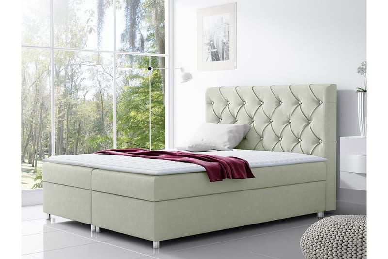 Alida Sängpaket Kontinentalsäng 160x200 cm - Grön - Möbler - Säng - Kontinentalsäng