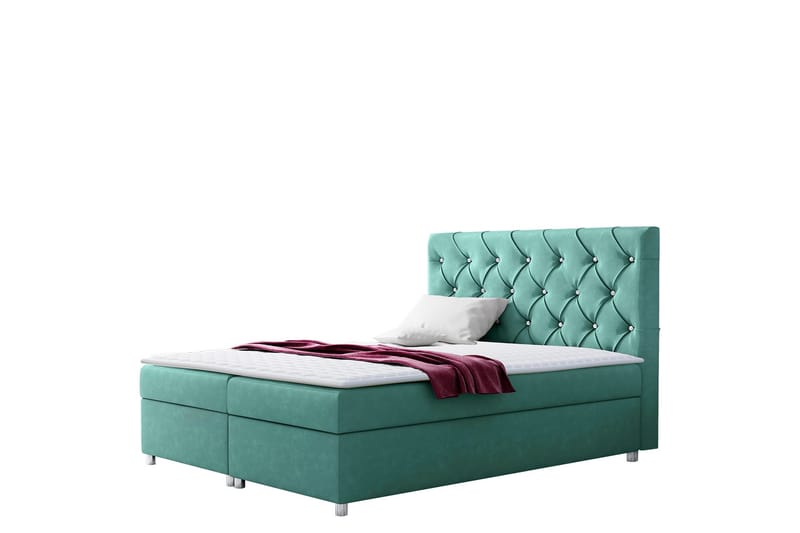 Alida Sängpaket Kontinentalsäng 160x200 cm - Turkos - Möbler - Säng - Kontinentalsäng